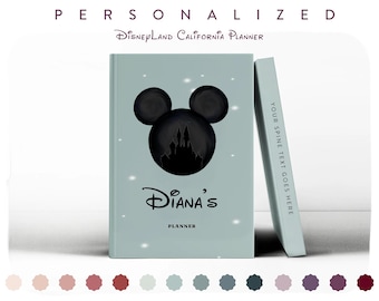 Disneyland California Trip | 6x9 Custom Planner | Disneyland & DCA Organizer | Travel Journal