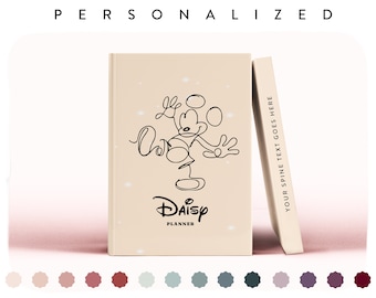 Personalisierter Micky Maus Disney Reiseplaner, Autogramm Erinnerungsbuch