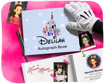 Disney Urlaub Kinder Autogrammbuch Personalisierte Disney Weltreise