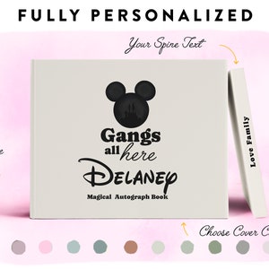 Autograph Book, Theme Park Adventure Chronicle - Personalized Keepsake for Recording Autographs from Your Exciting Park Visits