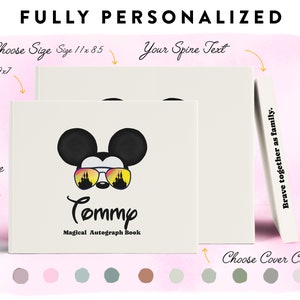 Autograph Book Personalized Surprise Disney Trip