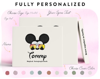 Autograph Book Personalized Surprise Disney Trip