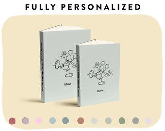 Magic Kingdom Notebook, Vintage-Inspired Travel Log, Fairytale Lover's Diary, Adventure Notebook - Various Sizes & Styles