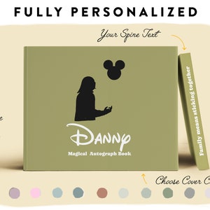 Personal Adventure Log - Custom Signature Book for Collecting Autographs during Your Theme Park Experiences