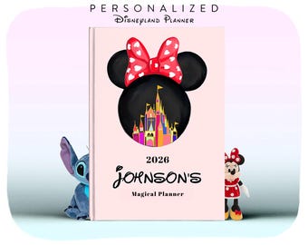 Disneyland California Planner | Disneyland & DCA Organizer | Custom vacation book
