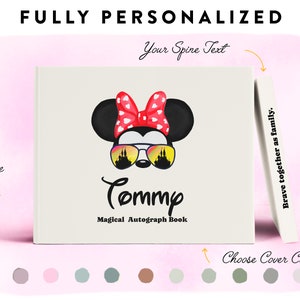 First Disneyworld Trip, Magic Kingdom, Autograph Personalized Book