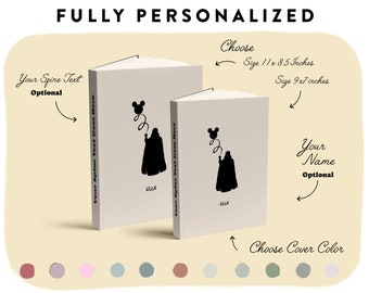 Enchanted Realm Logbook, Handcrafted Adventure Diary, Fairytale Lover's Planner, Vintage-Inspired Notebook - Multiple Sizes & Styles