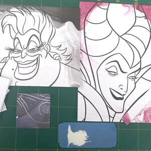 Adesivi, effimeri, carta, cartoline Disney Villain DESTASH!! - Happy Planner Edizione Limitata Cattive FEMMINILI - scegli il tuo tema di bujo da cattivo