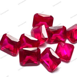 2 Piece Pink Sapphire Octo AAA Grade Flawless Ceylon Pink Sapphire Loose Octo Gemstone Cut Nice Luster Fashion jewellery Earring stone