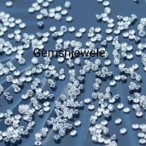 Piece High Quality Moissanite Round Clarity Grade VVS1 .80 MM TO 3 MM Available, Jewellery Setting Diamond Round, Melee Round