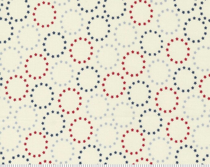 Stateside Stars Americana off White Fabric - Designed by Sweetwater for ...