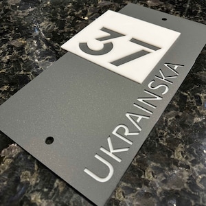 House Numbers, Address Plaque, Address Sign, House Number Plaque, House Number Sign