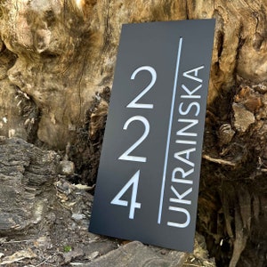 House Numbers, Address Plaque, Address Sign, House Number Plaque, House Number Sign