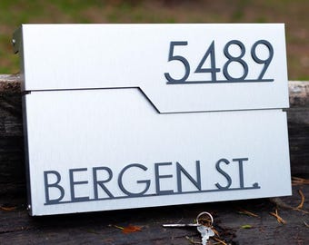 Elegant Handmade Address Mailbox Crafted in Europe