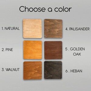 Placa de número de casa de madera personalizada con base de acrílico negro mate – diseño moderno y minimalista imagen 6