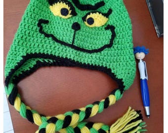 Grinch inspired Beanie