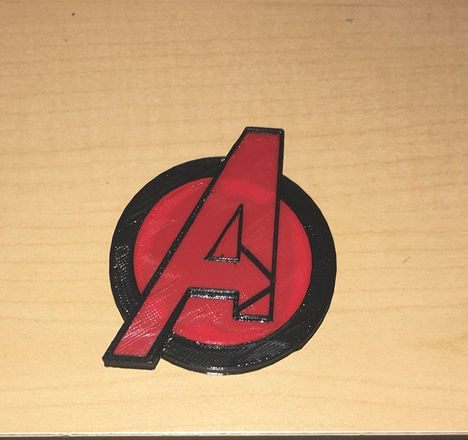 3D Printed Avengers Symbol Badge - Etsy