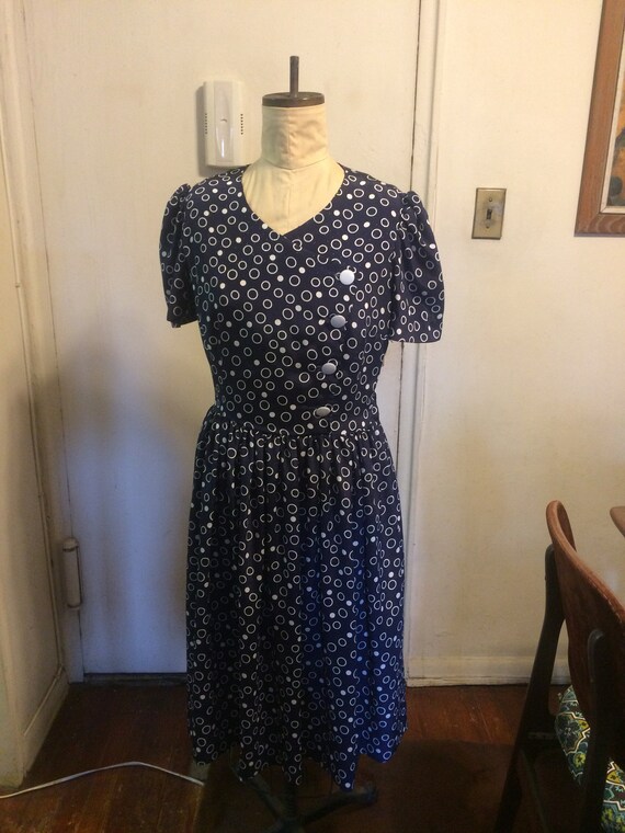 vintage polyester dress 70s Polyester Dress