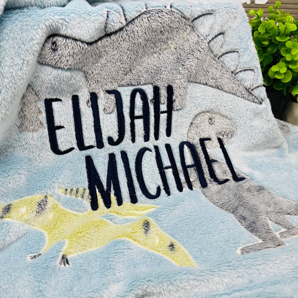 Dinosaur Blanket Etsy