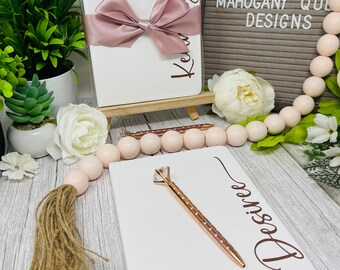 Bridesmaids Gifts, Personalized Journal, Notebook, Custom Journal, Custom Notebook, Journaling, Diary, Gifts for Women, Gifts for Coworkers