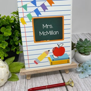 Personalized Journal, Teachers Gift, Back to School, Custom Journal, Custom Notebook, Journaling, Gifts for Teachers, Gifts for Coworkers