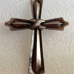 Celtic Maltese Cross Pin Brooch Vintage Old Store Stock Silver Gold Brass Tone Plated Easter Catholic Christian