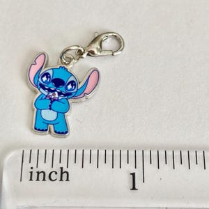 Vintage Disney Lilo & Stitch Zipper Pull Bag Clip On Charm Aulani Ice Cream Cone Snacks image 5