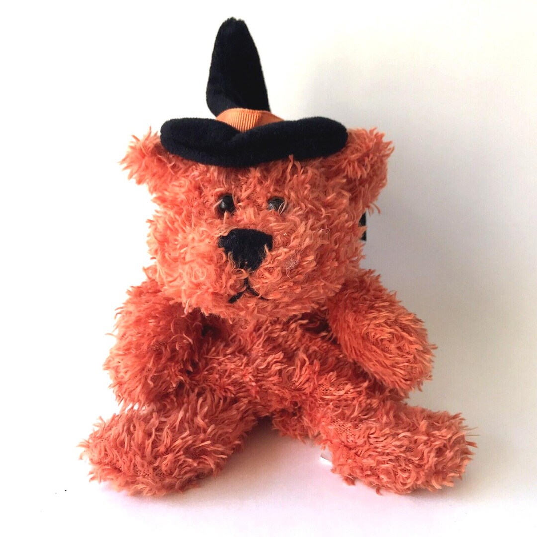 Vintage Halloween Witch Teddy Bear Plush Stuffed Animal Adventure