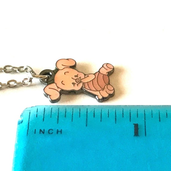 Vintage Disney Piglet Charm Necklace Winnie The P… - image 10
