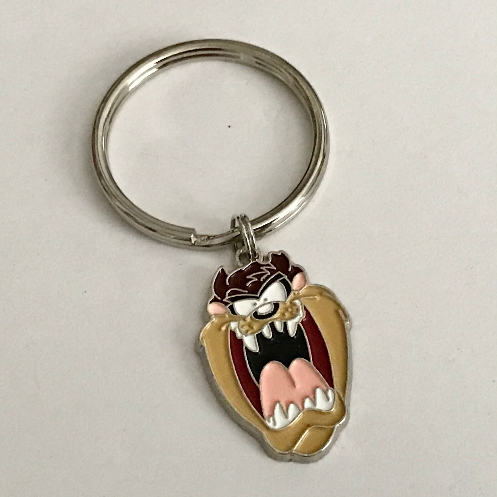 Taz Tasmanian Devil Charm Keychain Warner Bros. Vintage Etsy