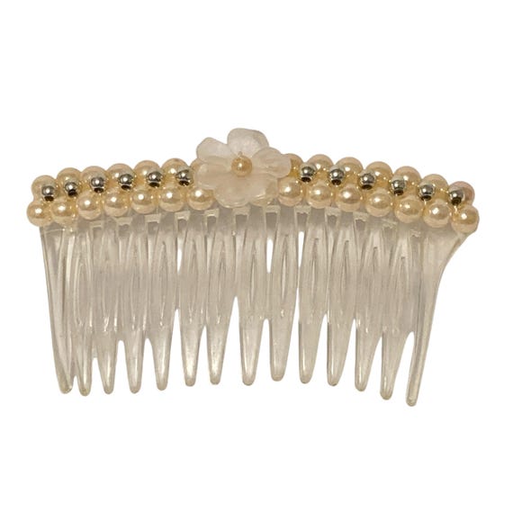 Vintage 80’s Side Combs Vintage 80s Goody USA Hair Plastic Side Combs Brown | eBay main image 3