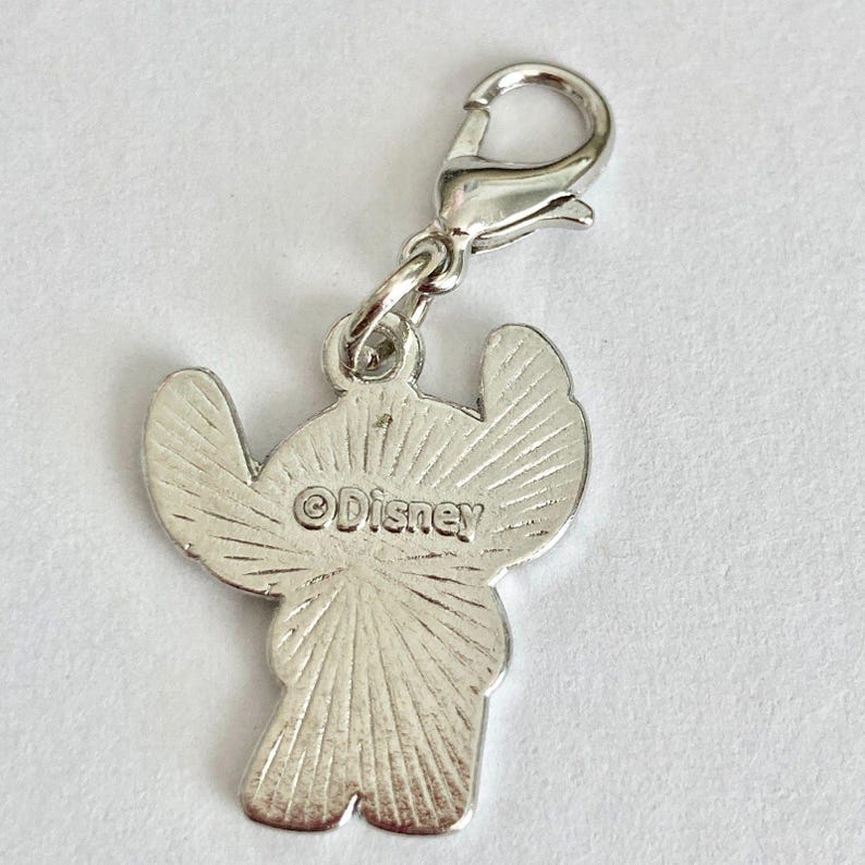 Vintage Disney Lilo & Stitch Zipper Pull Bag Clip On Charm Aulani Ice Cream Cone Snacks image 4