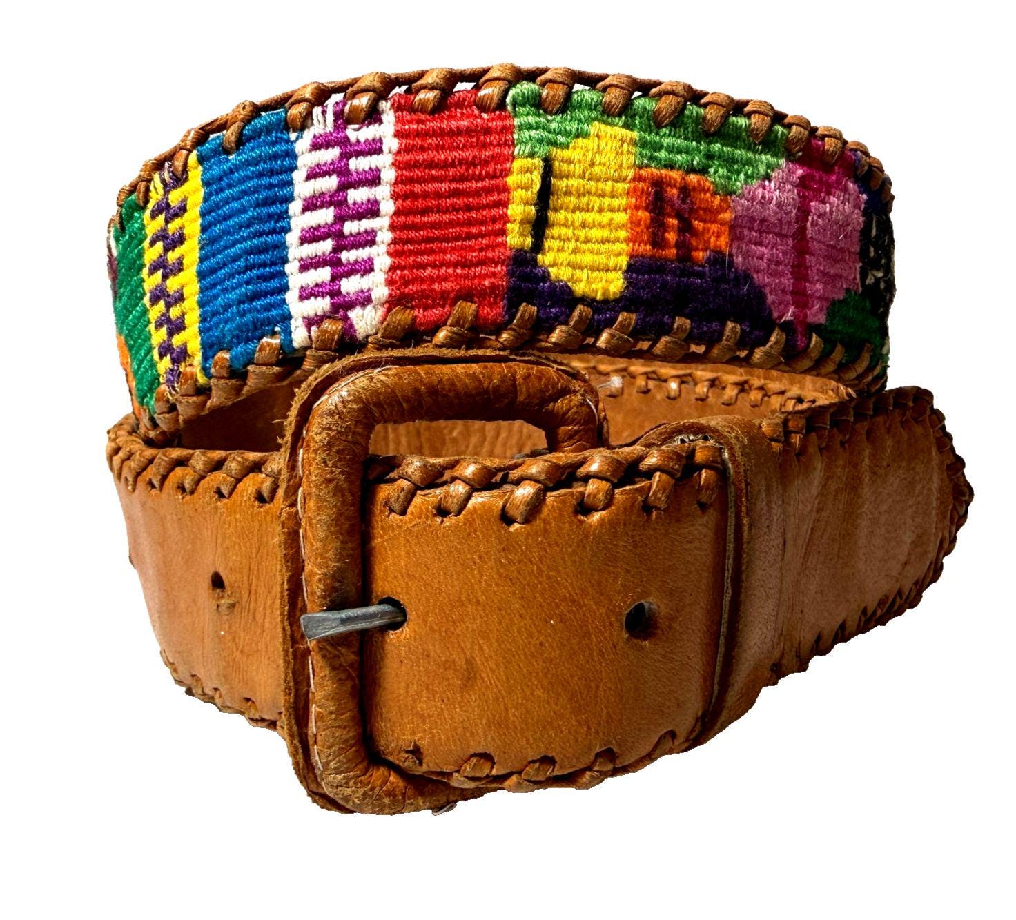 NEW Handmade, handwoven Mayan belt - Yucatán Mexico- size L DSC0397-min.png?v=1761165701 main image 2
