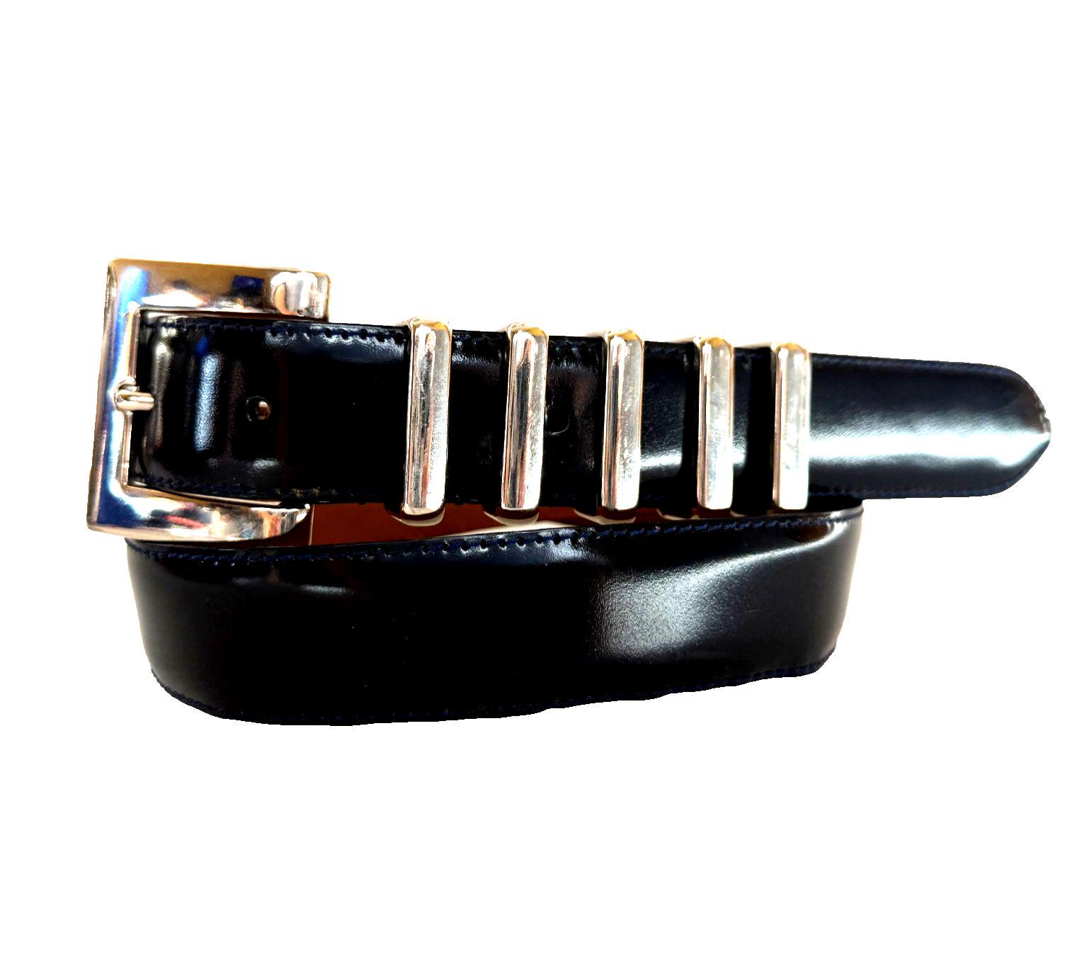 Ellen Tracy Buffalo calf Leather Belt - Small ELLEN TRACY BUFFALO CALF BELT SIZE S / | Mercari main image 2