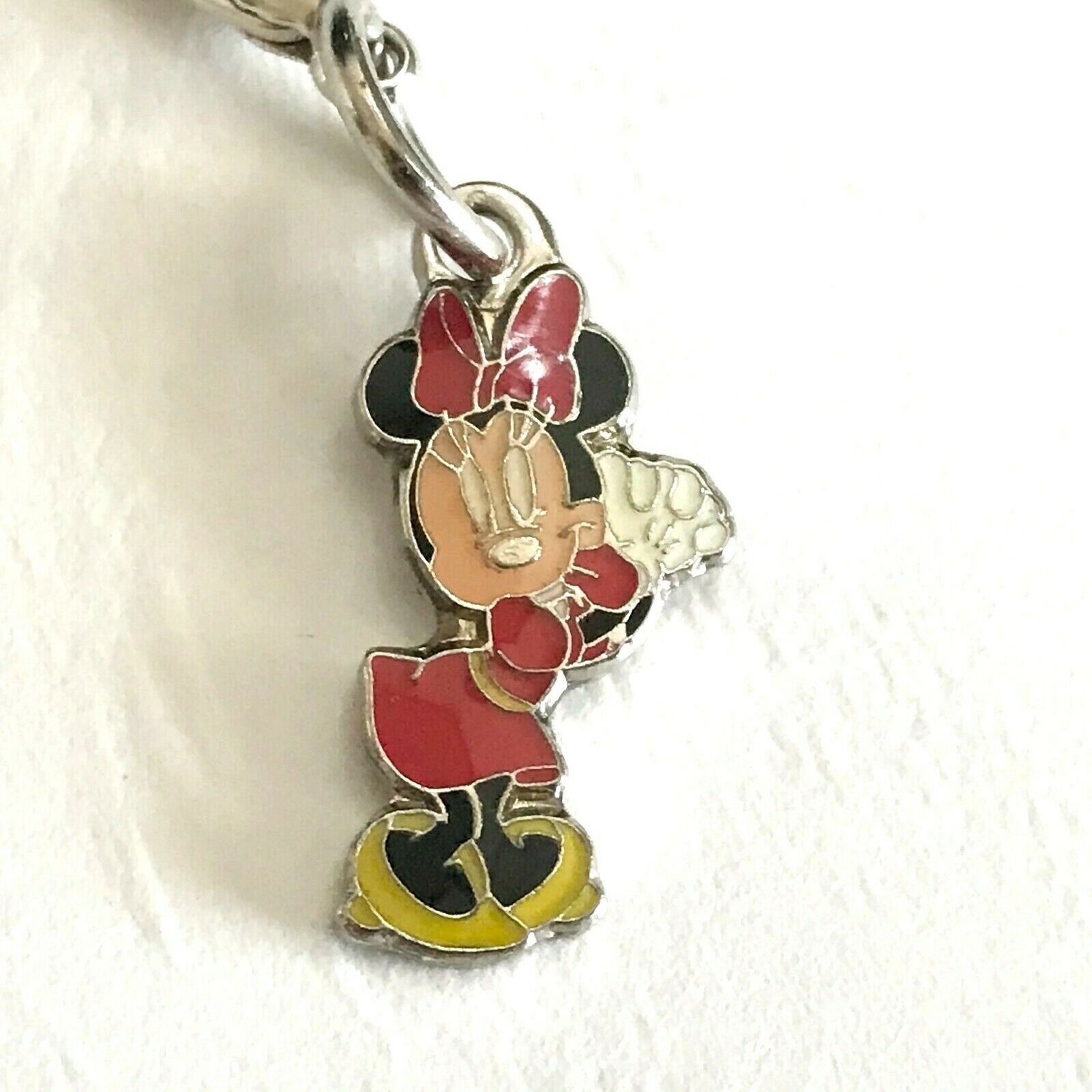 Disney Minnie Mouse Charm Zipper Pull Purse Vintage RARE Etsy