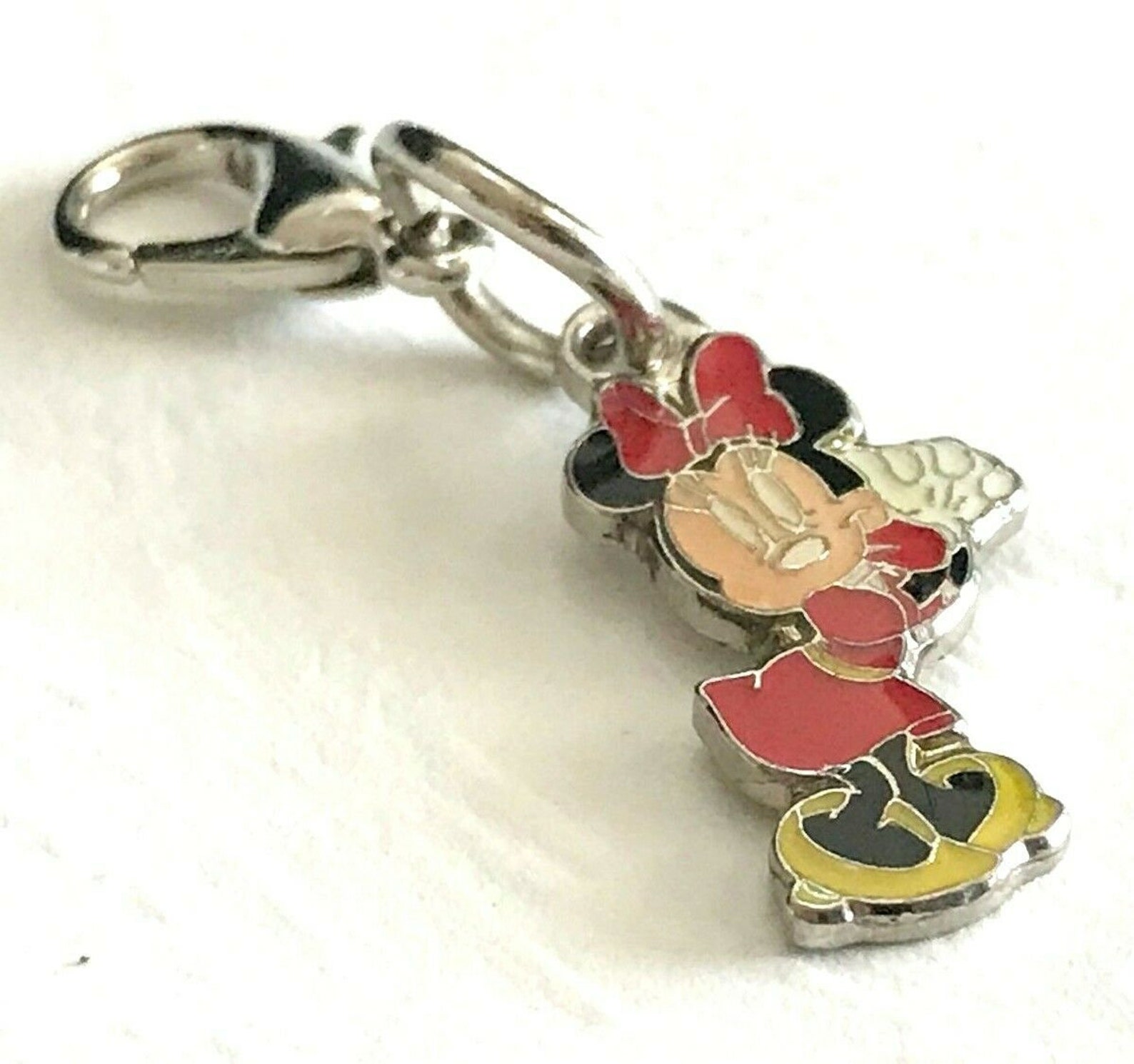 Disney Minnie Mouse Charm Zipper Pull Purse Vintage RARE Etsy