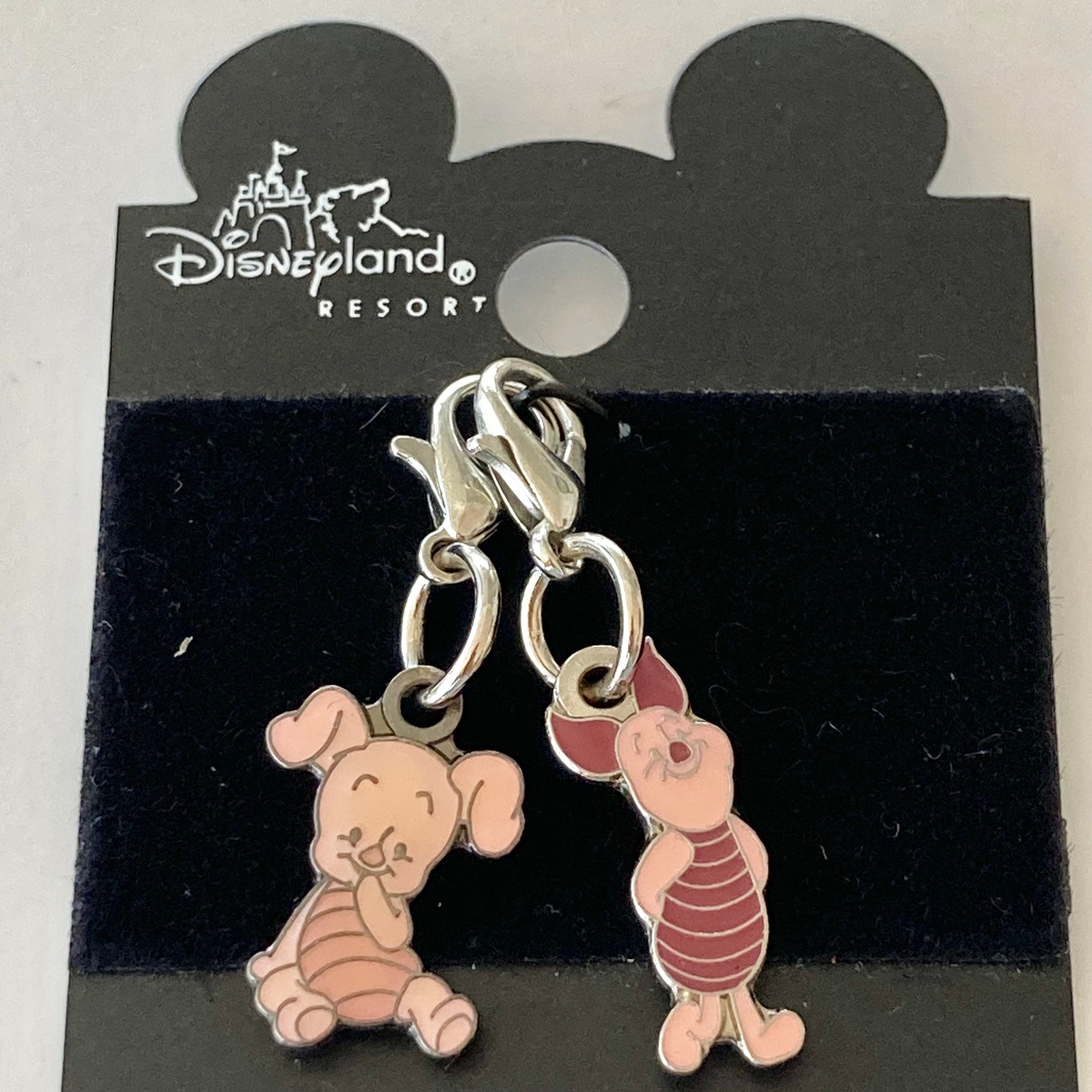 MICKEY MOUSE Disney ENAMEL keychain zipper pull clip CHARMS MINNIE