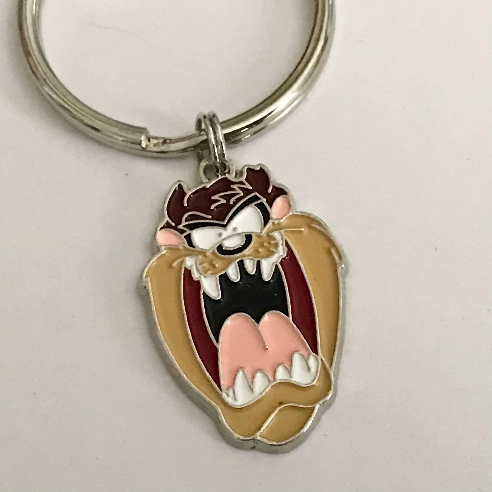 Taz Tasmanian Devil Charm Keychain Warner Bros. Vintage Etsy