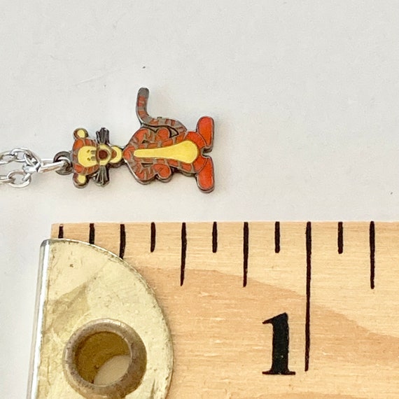 Vintage Disney Tigger Winnie The Pooh Necklace Charm 18