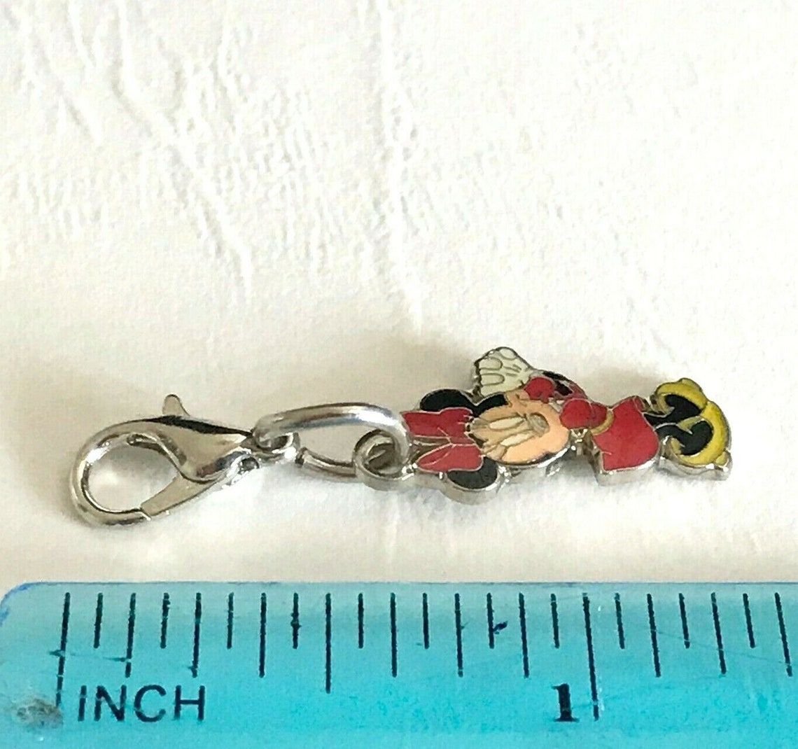 Disney Minnie Mouse Charm Zipper Pull Purse Vintage RARE Etsy