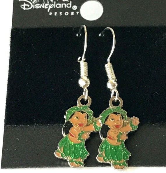 Vintage Disney Lilo & Stitch Earrings Disneyana A… - image 2
