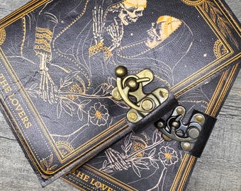 Handmade Tarot Journal, The Lovers, Grimoire Work, Spell Writing, Dream Journaling