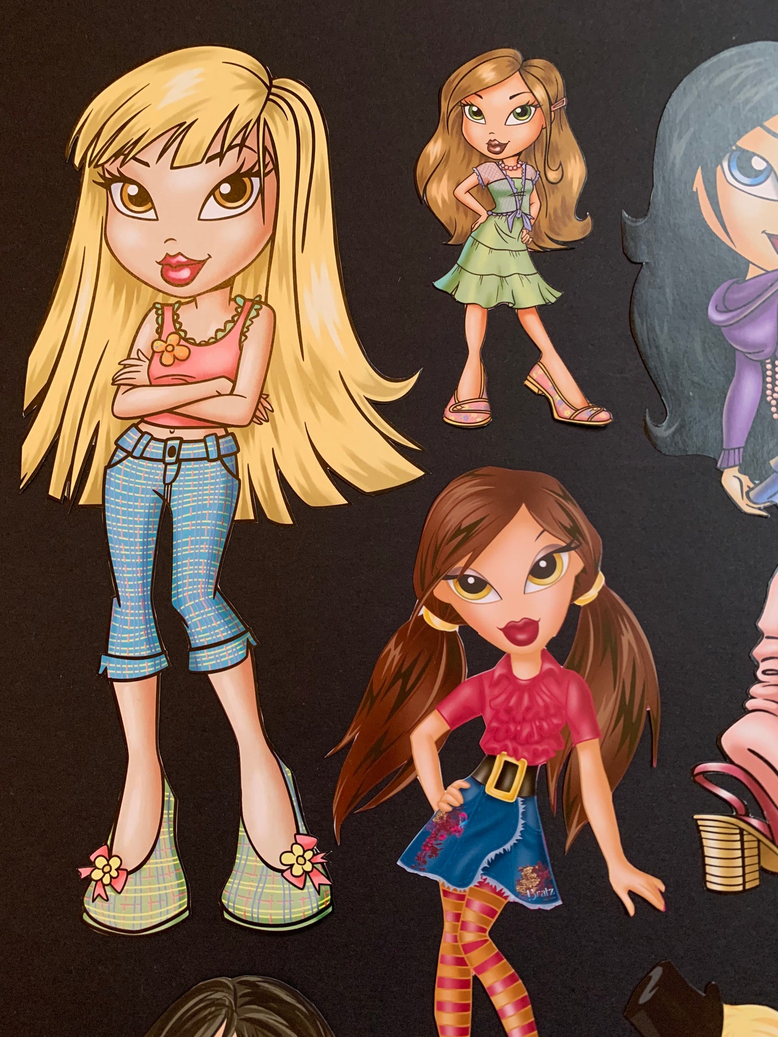 Bratz Cutouts Scrapbook Journalling Decoupage Etsy Bratz Cutouts Scrapbook Journalling Decoupage Etsy