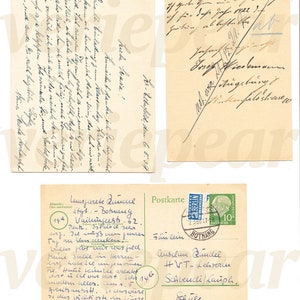 May include: A vintage postcard with handwritten text in German. The postcard is addressed to Anselma Rudel, HVT-Lehrerin, Schweudi/Lauph. The postcard has a 10 pfennig stamp from 1927.