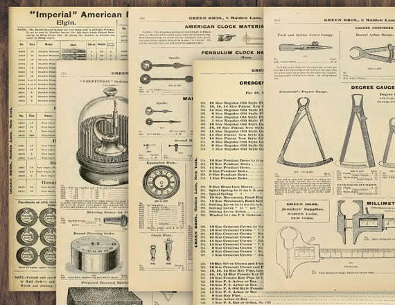 Vintage Catalogue Pages | 25 Pc | Printable Antique Junk