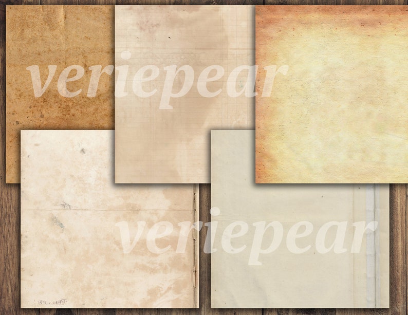 May include: Four different textured paper backgrounds in shades of brown and beige. The papers are arranged in a grid pattern.