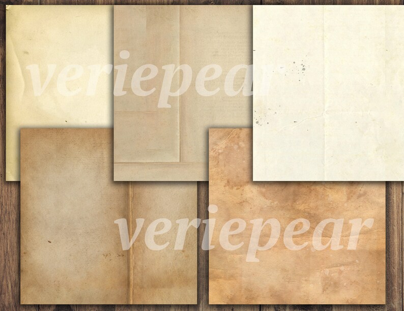 May include: Four different textured paper backgrounds in various shades of brown and beige. The papers have a vintage, aged look.