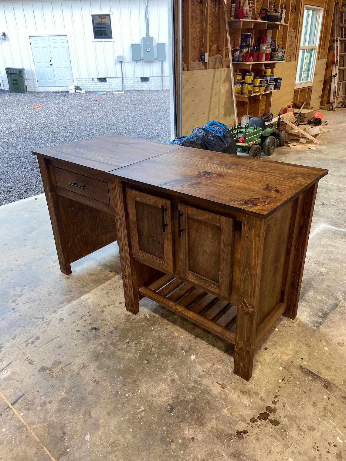 Bathroom Vanity With Makeup Area - Etsy