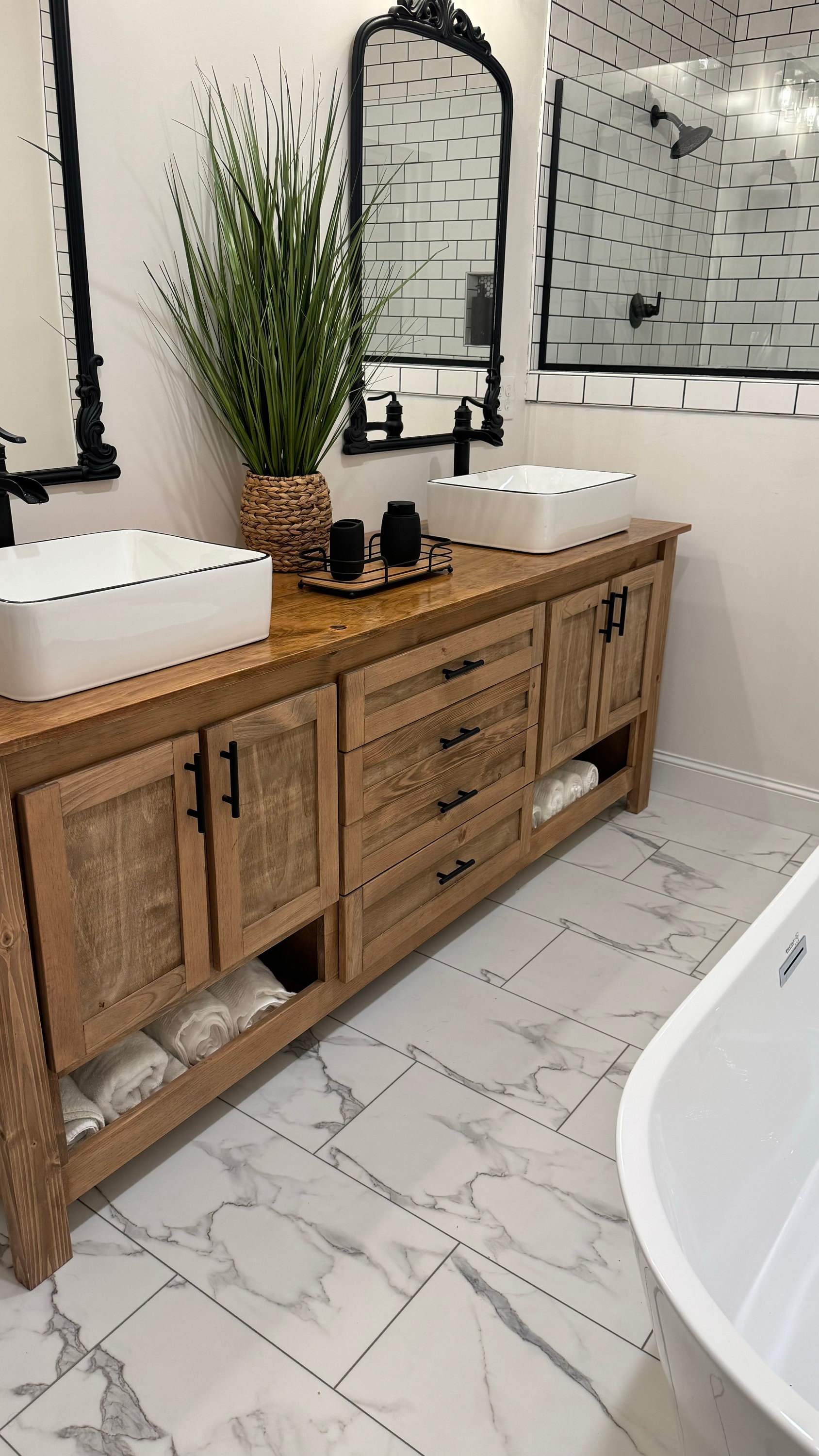 Bathroom Vanity With Cubbies - Etsy, image size:1688x3000