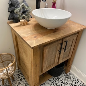 Bathroom Vanity Modern Farmhouse Style 30"